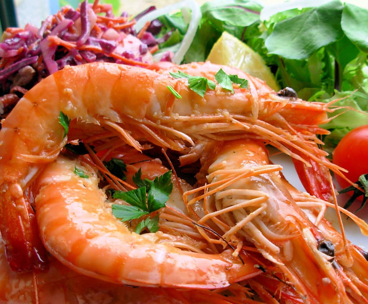 Whisky Garlic Prawn